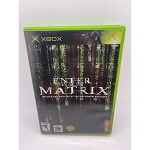 Enter the Matrix (Original Xbox) Complete w/ Manual CIB Tested